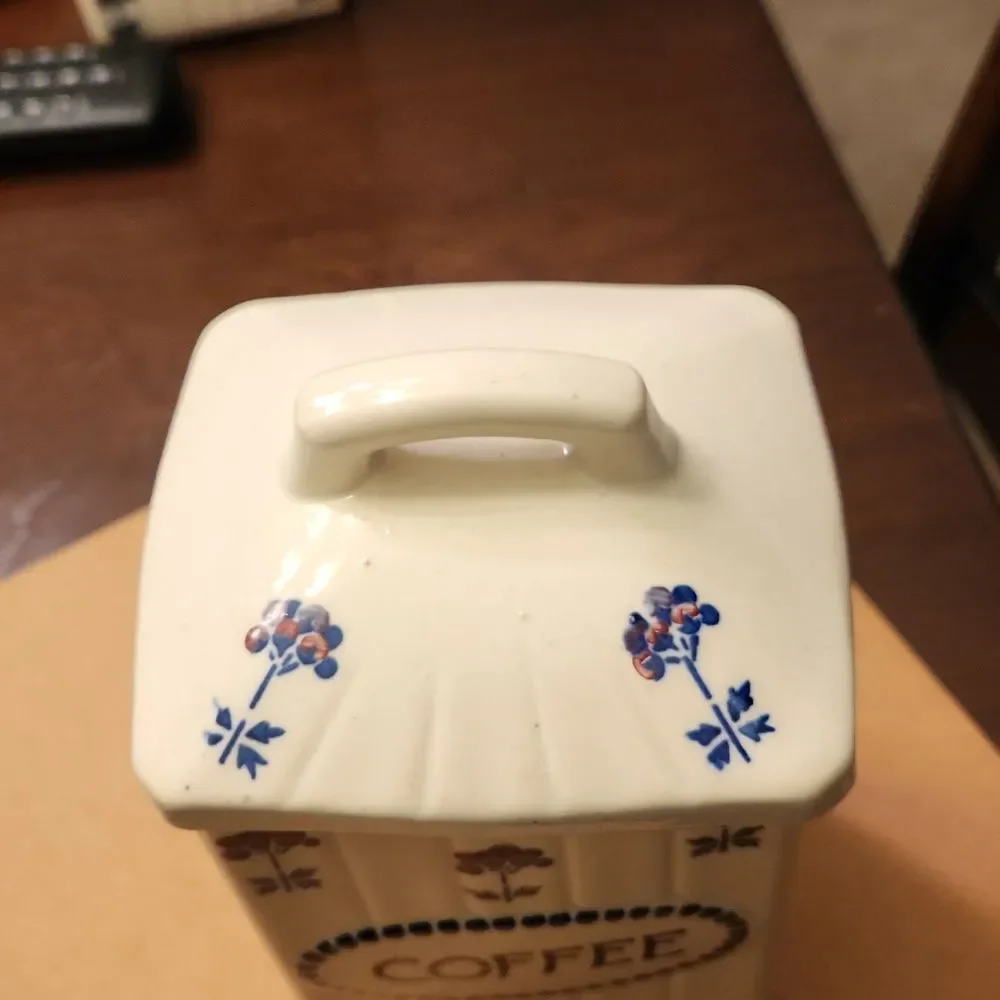 Schweiz Vintage German-Made Tall Coffee Canister